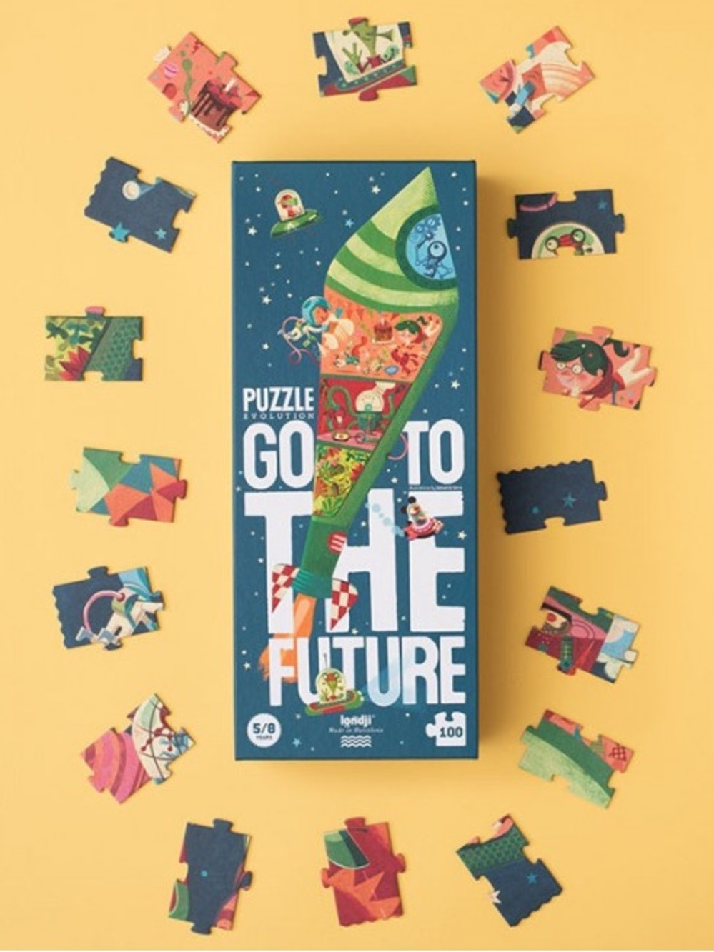 Londji Bicicletta Puzzle Go To The Future - Picture 9 of 11